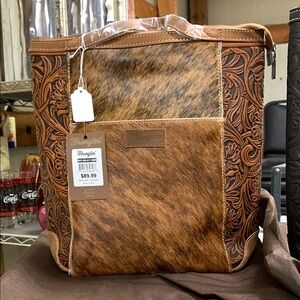 Wrangler Brown Leather backpack